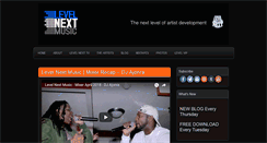 Desktop Screenshot of levelnextmusic.com